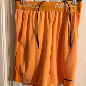 Men’s Nike Orange Athletic Shorts Sz Sm